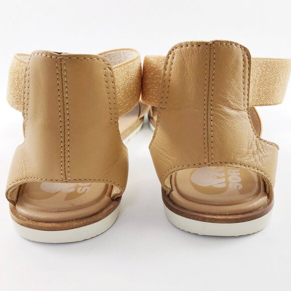 SOREL Ella II Sandal in Honest Beige/Chalk (Light Tan) 10.5 - Picture 7 of 10